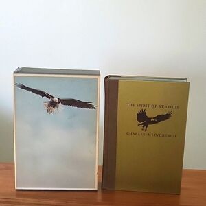 1953 'The Spirit Of St. Louis' Hardcover First Edition With Slipcover Case